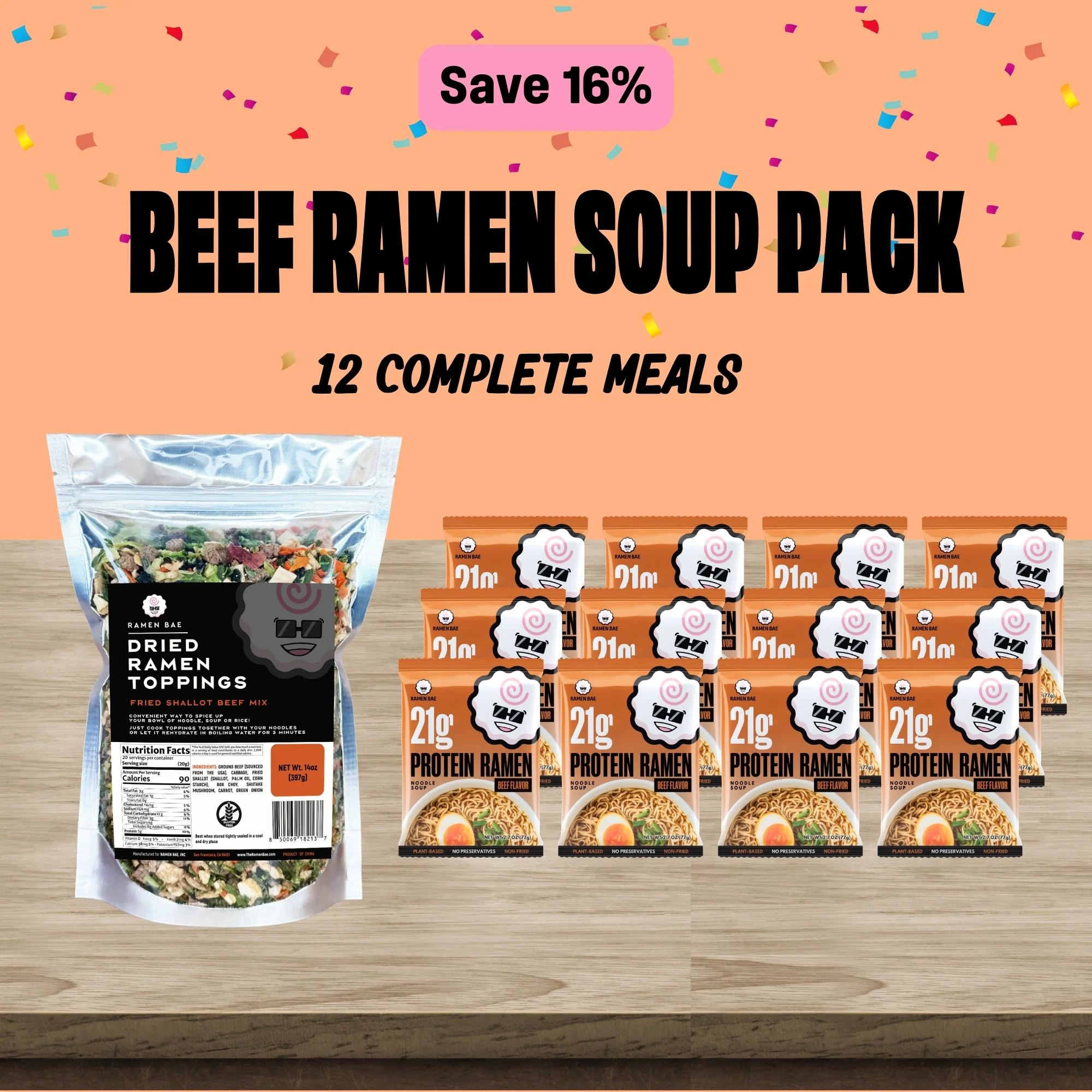 Beef Ramen Soup Pack