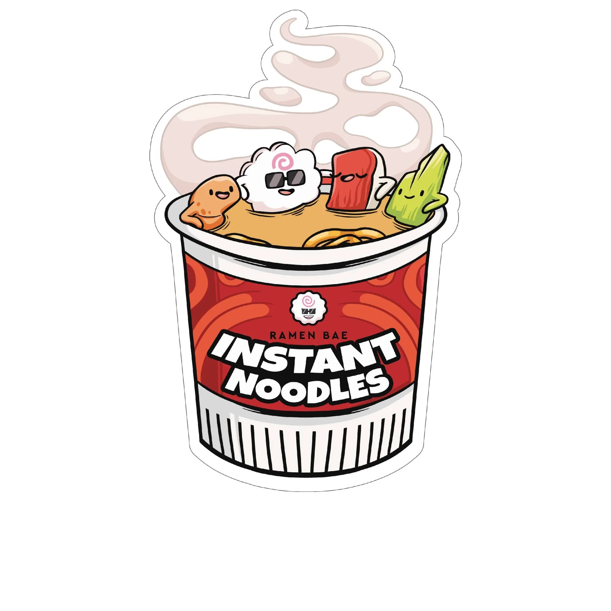 Free Ramen Bae Stickers - Image 2