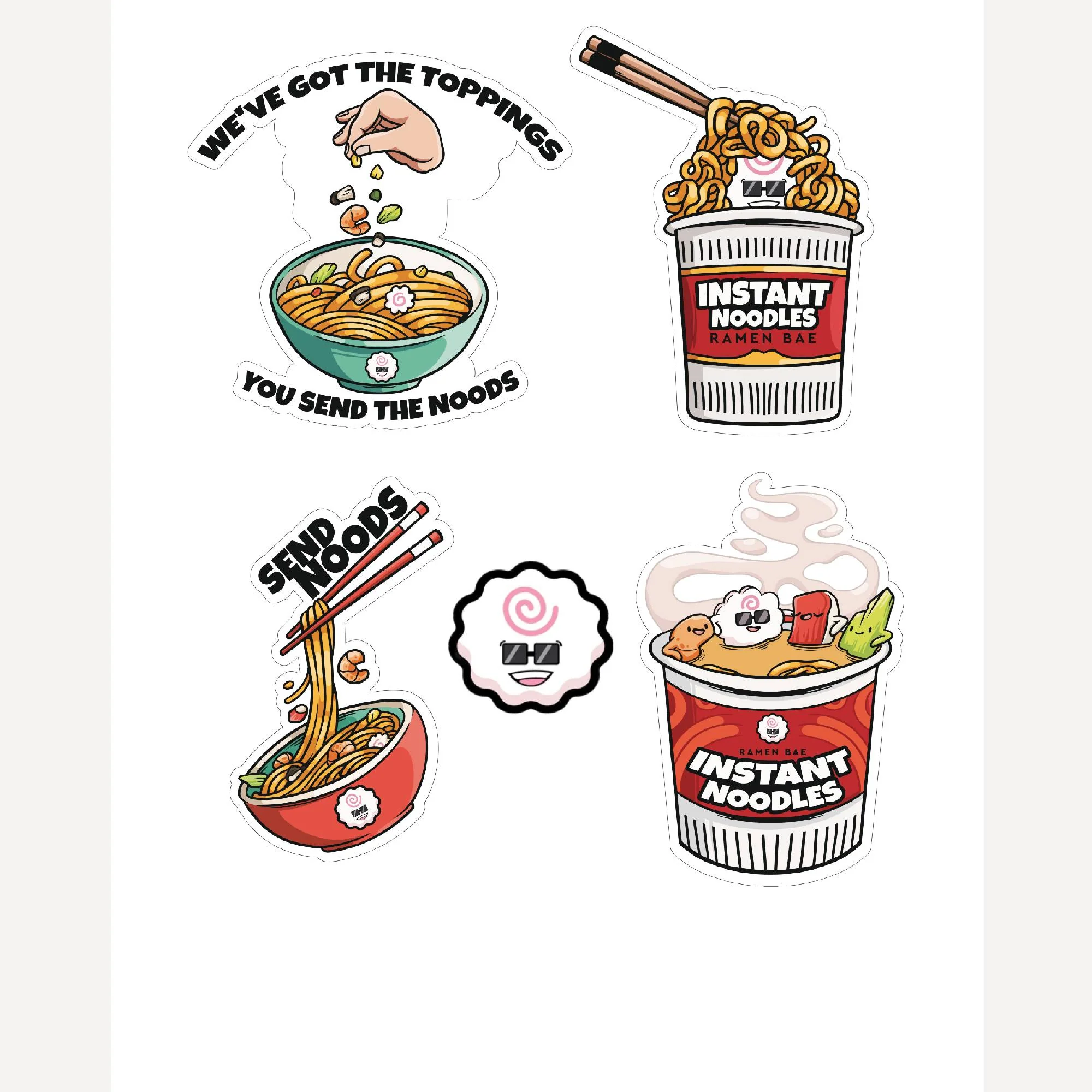 Free Ramen Bae Stickers - Image 7